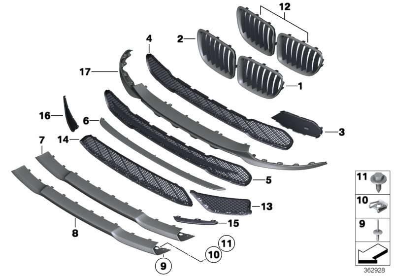 Car part diagram