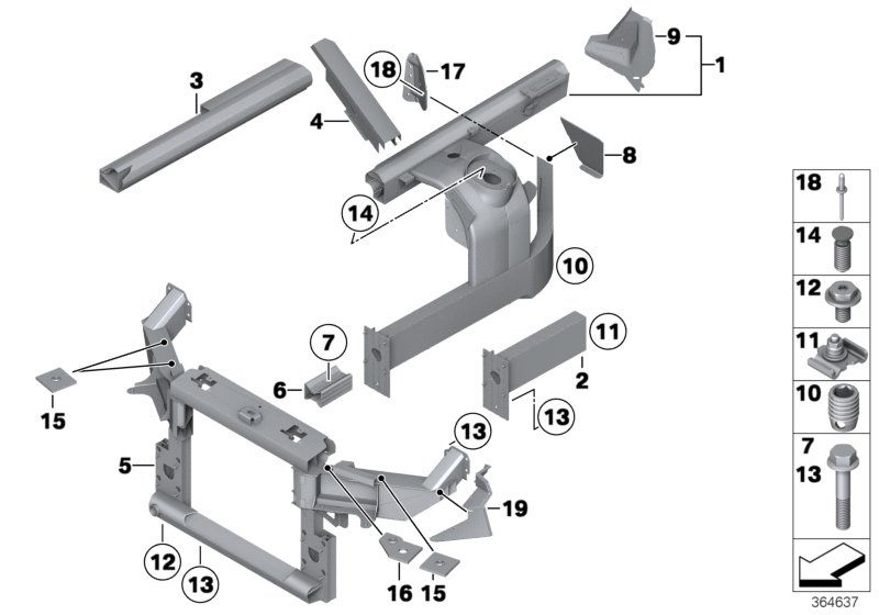 Car part diagram