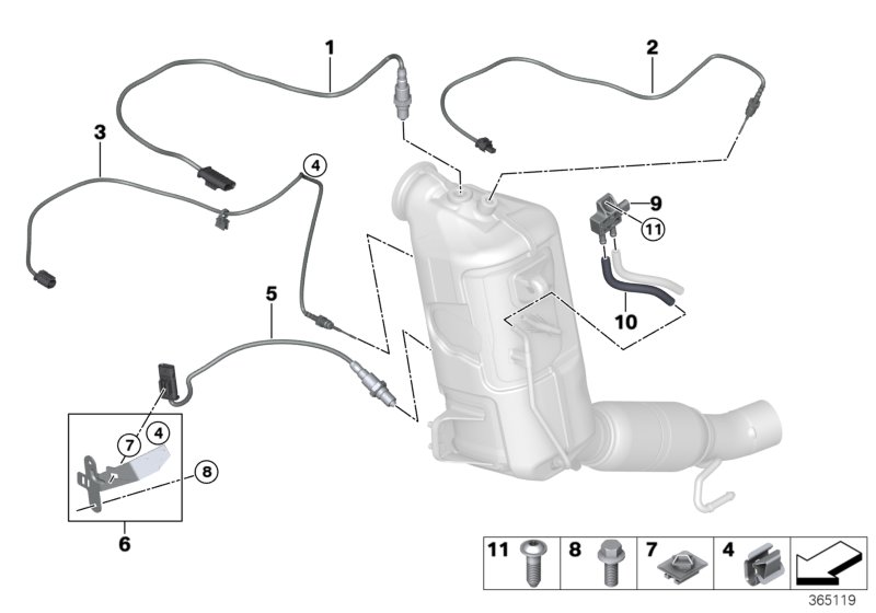 Car part diagram