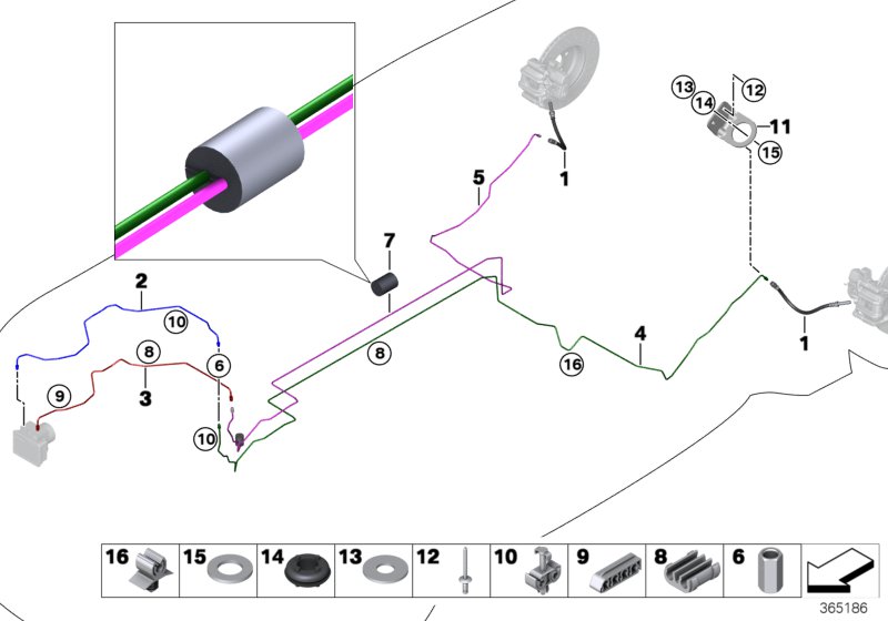 Car part diagram