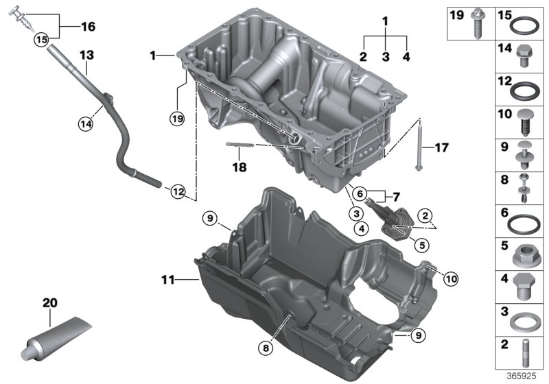Car part diagram