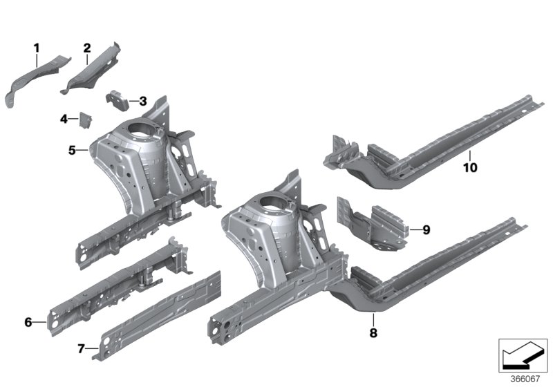 Car part diagram