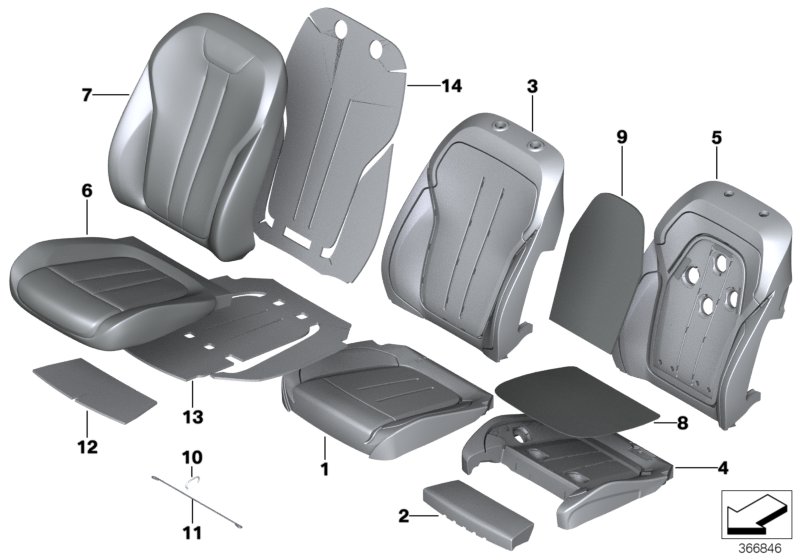 Car part diagram