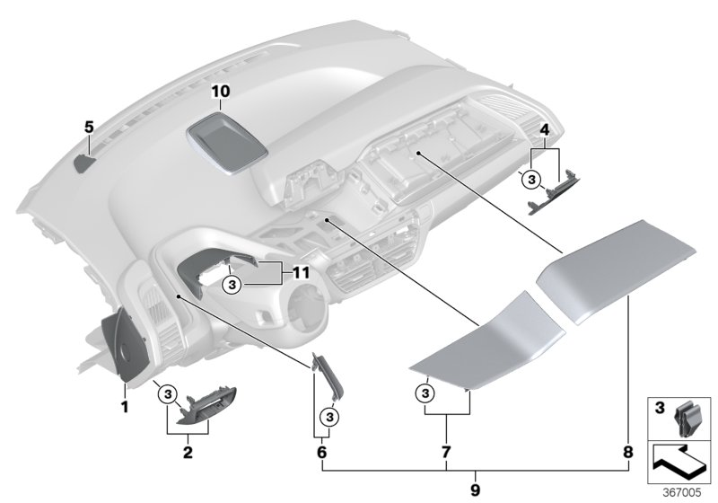 Car part diagram