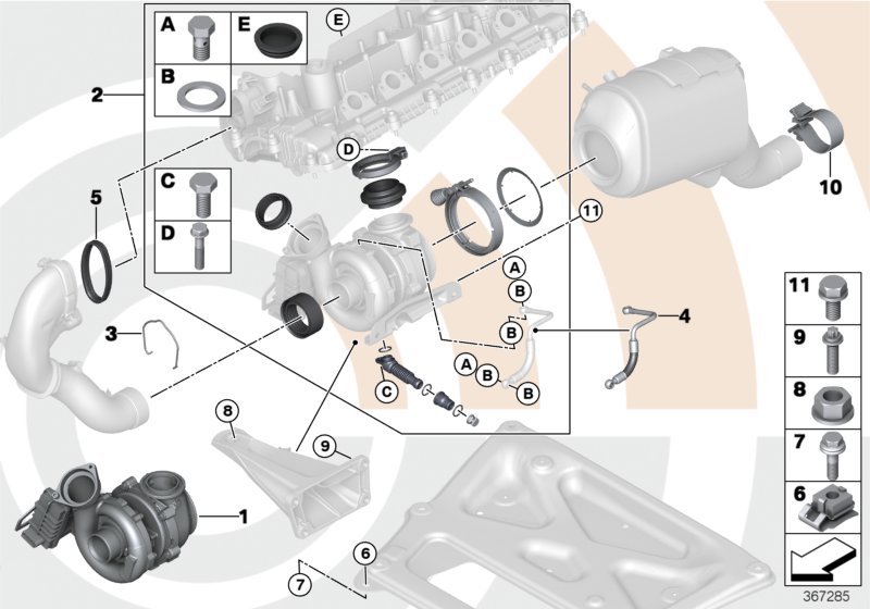 Car part diagram