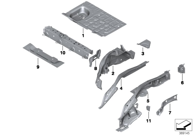 Car part diagram