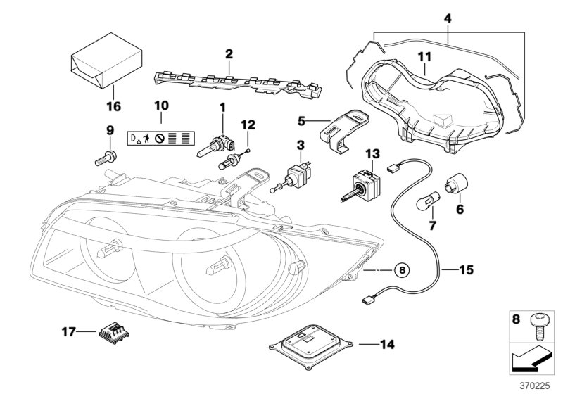 Car part diagram