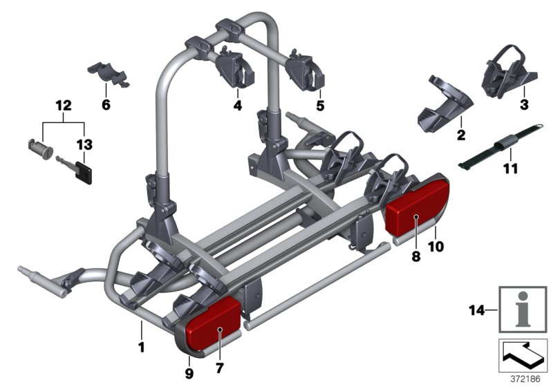 Mini rear bike carrier deals