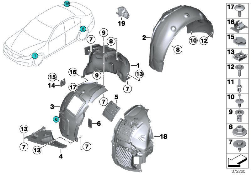 Car part diagram