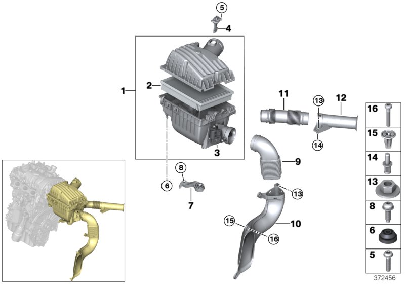 Car part diagram