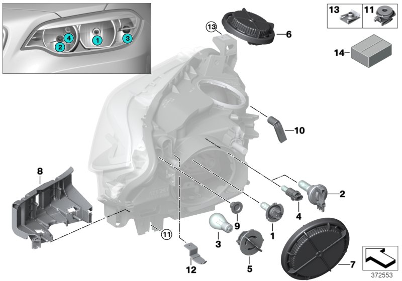 Car part diagram