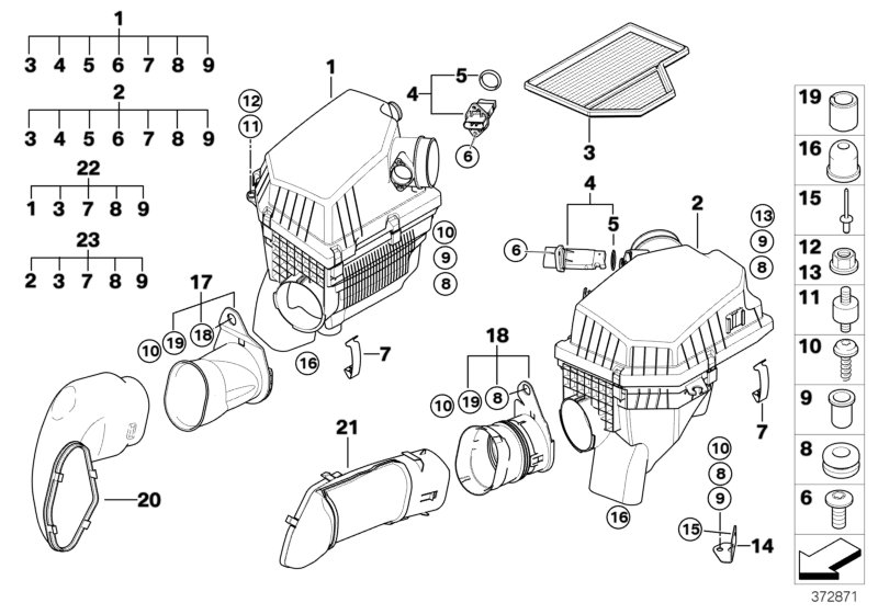 Car part diagram