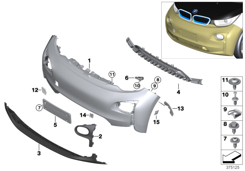 Car part diagram