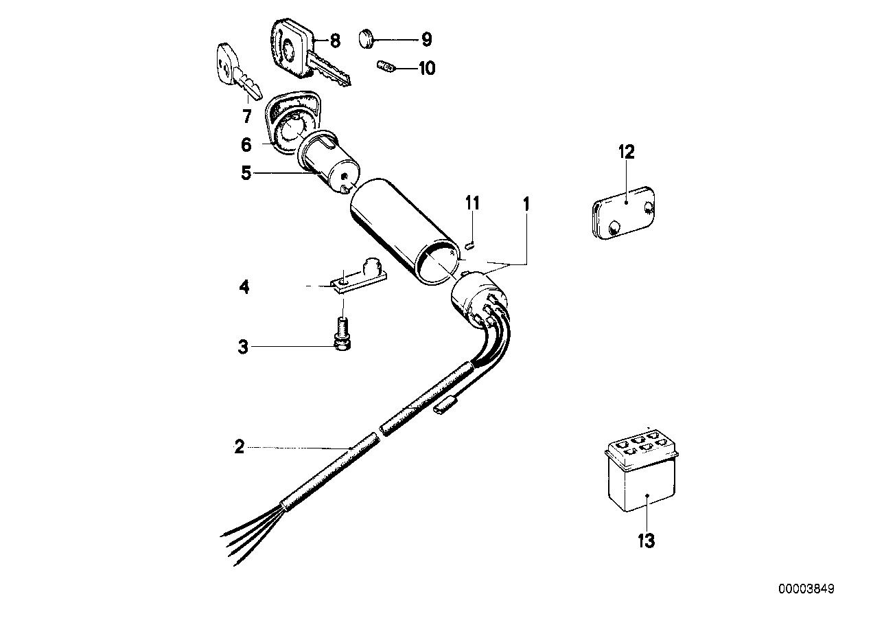BMW Ignition Switch 61321372103 LLLParts