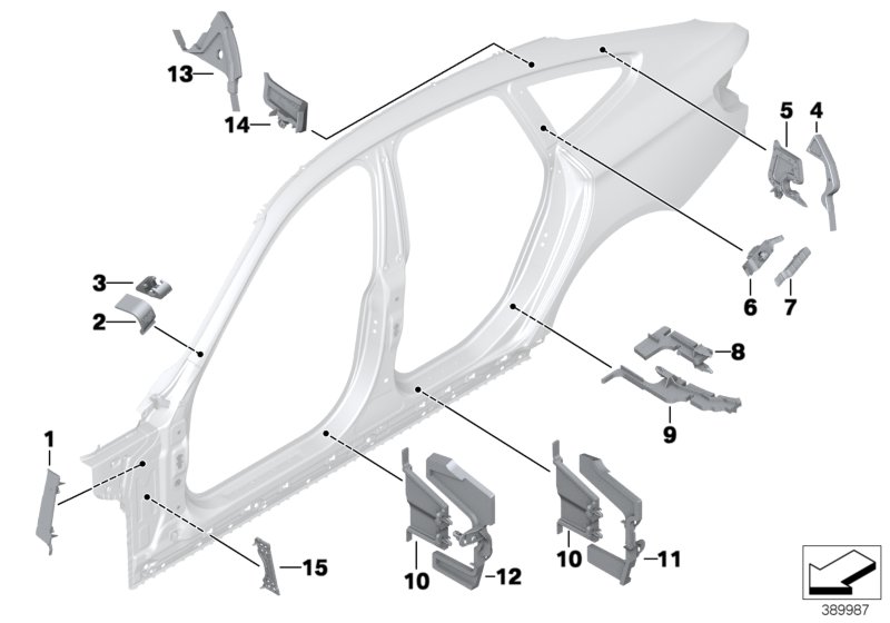 Car part diagram