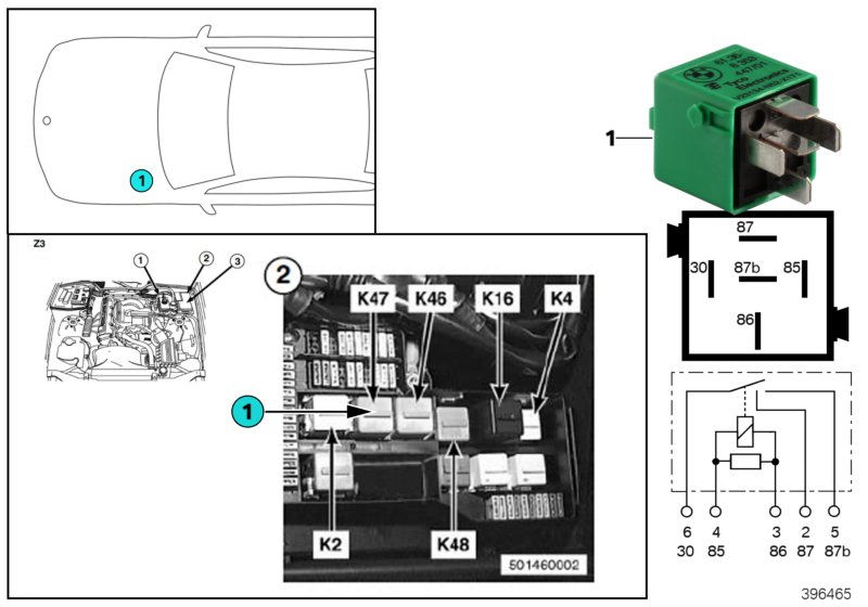 Car part diagram