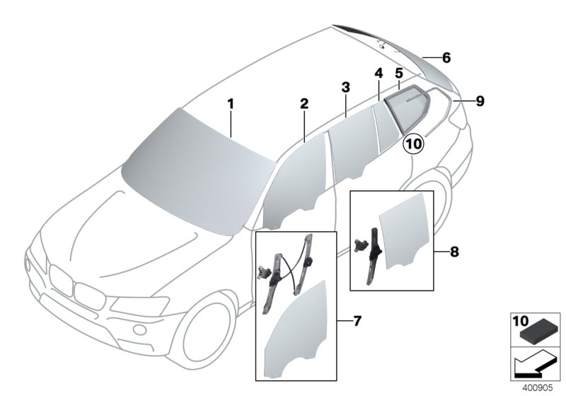 Car part diagram