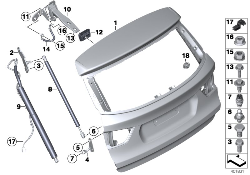 Car part diagram