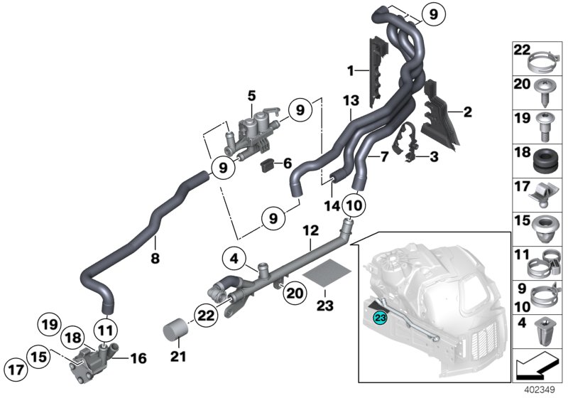 Car part diagram