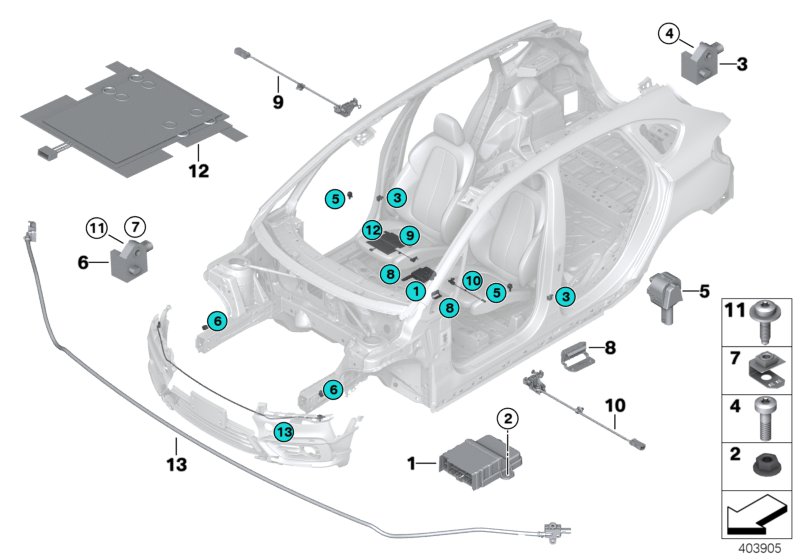 Car part diagram