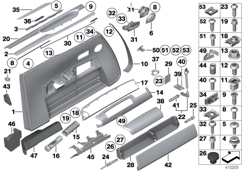 Car part diagram