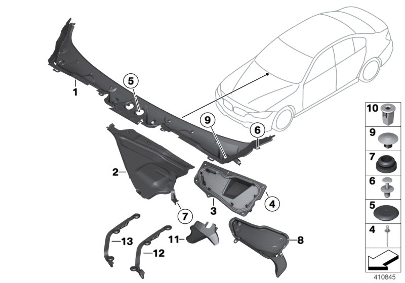 Car part diagram