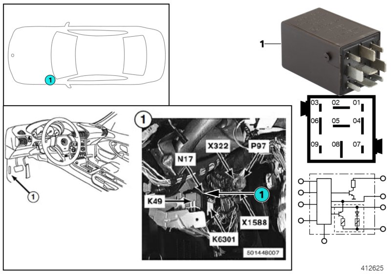 Car part diagram