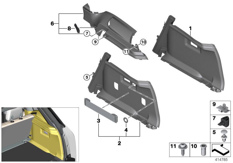 Car part diagram