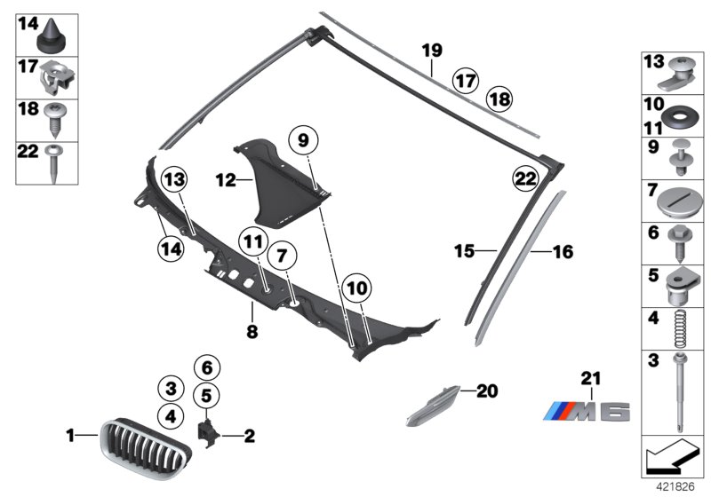 Car part diagram