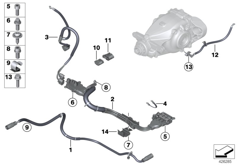 Car part diagram