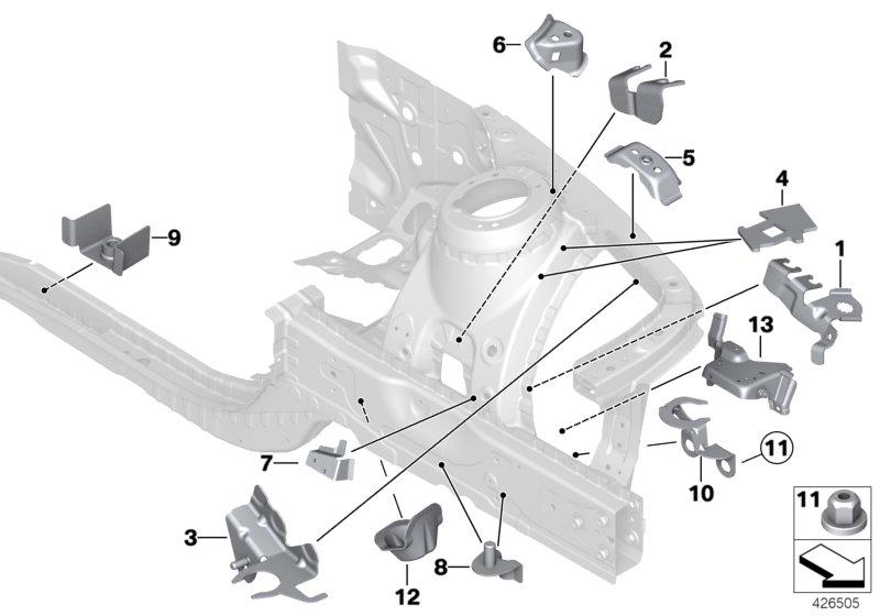 Car part diagram