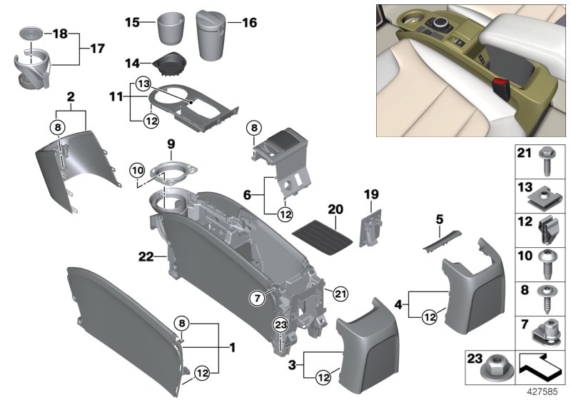 Car part diagram