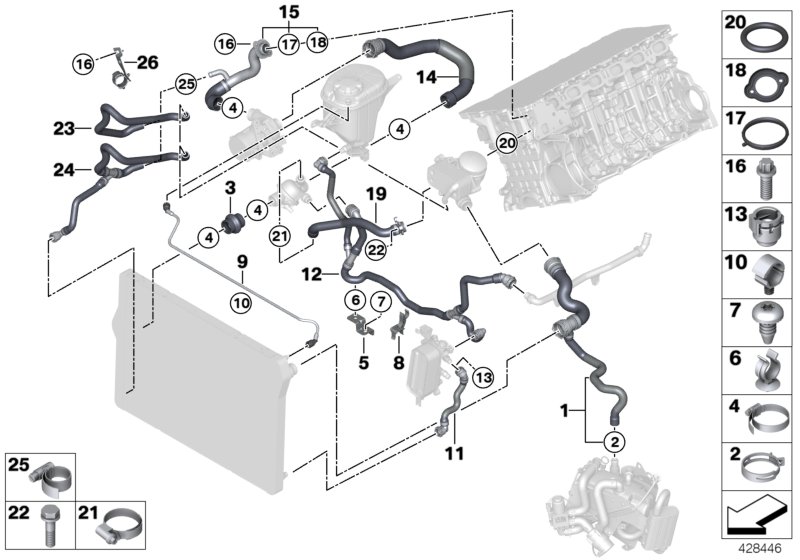 Car part diagram