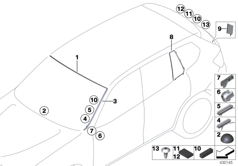 Car part diagram