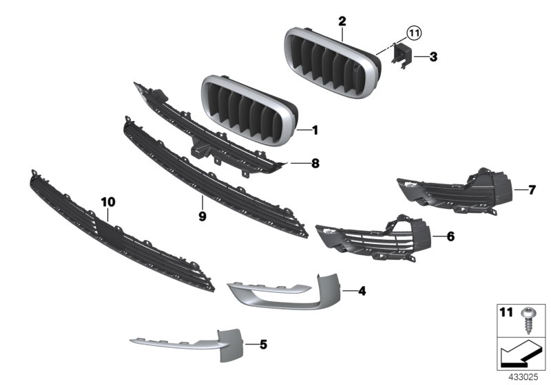 Car part diagram