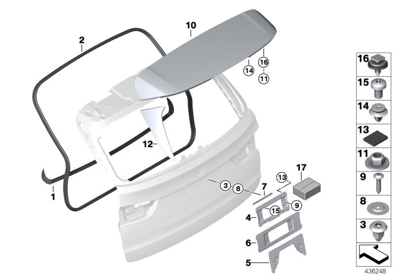 Car part diagram