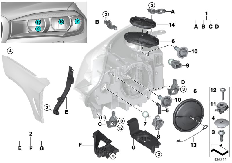 Car part diagram
