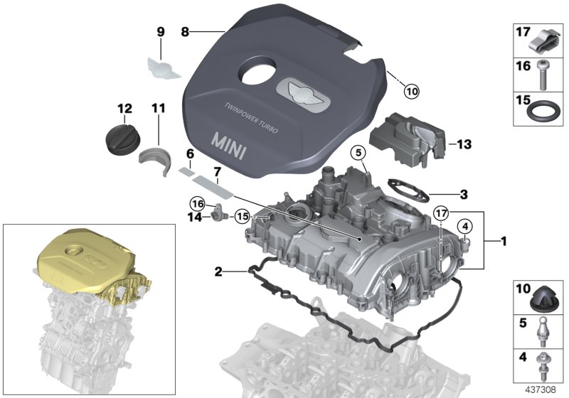 Car part diagram