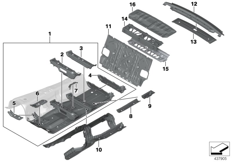 Car part diagram