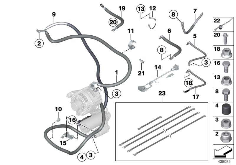 Car part diagram