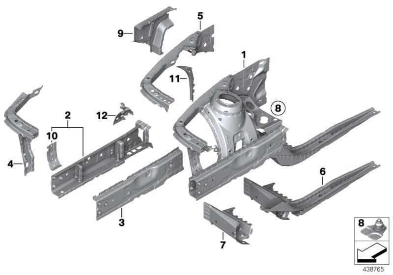 Car part diagram