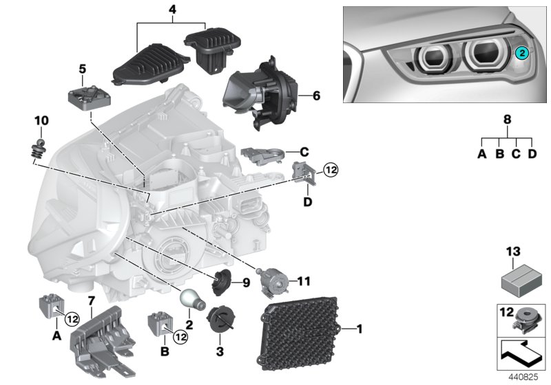 Car part diagram