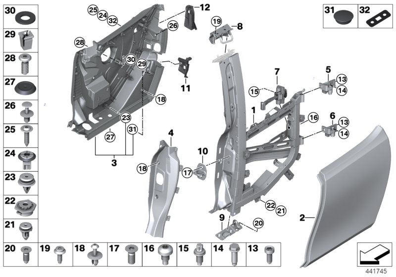 Car part diagram