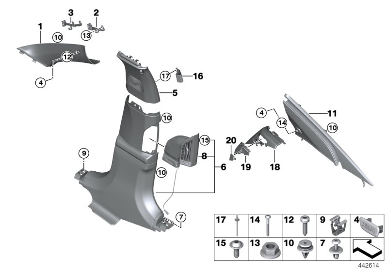 Car part diagram