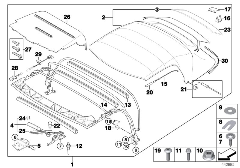 Car part diagram