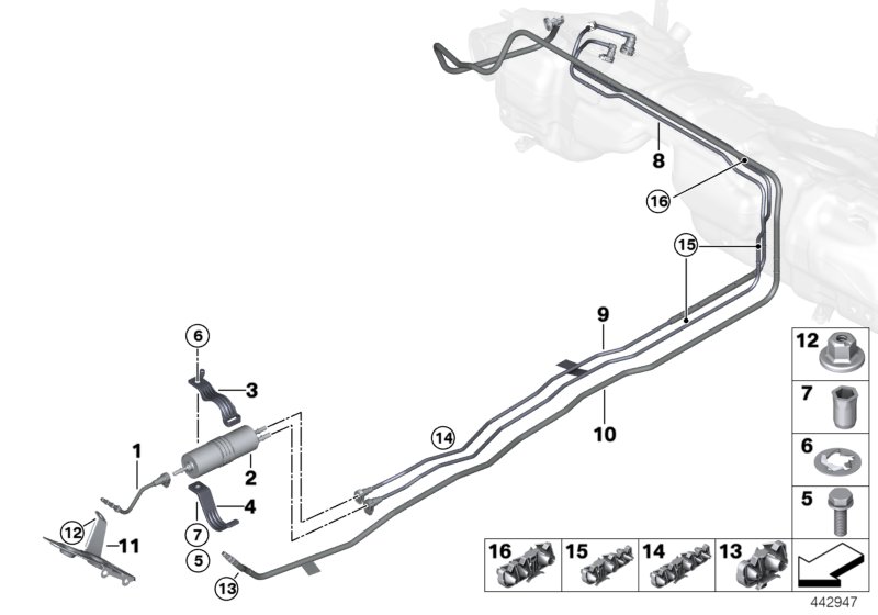 Car part diagram