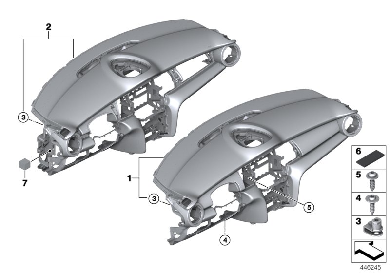 Car part diagram