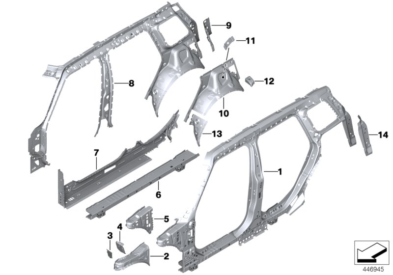 Car part diagram