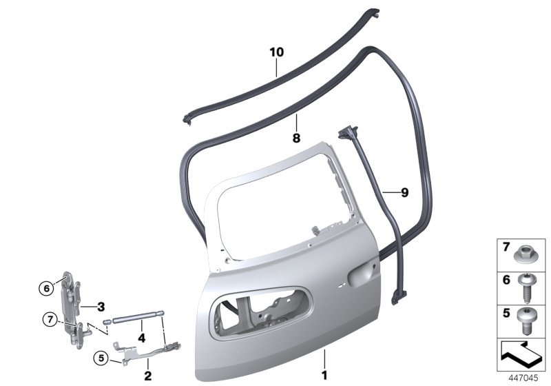 Car part diagram