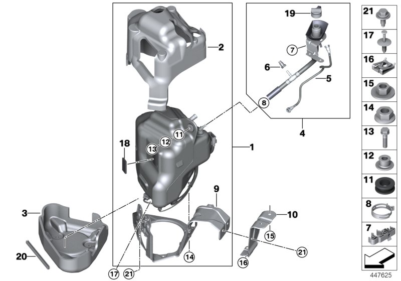 Car part diagram